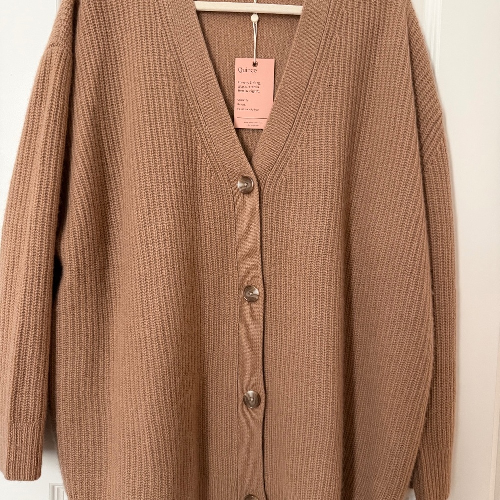 Quince oversized cardigan sweater cashmere